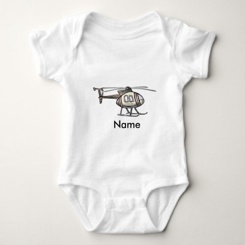 Hectic Helicopter Baby Romper