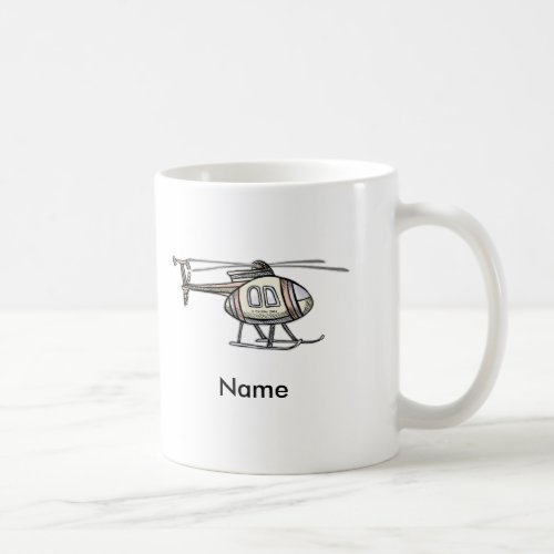 Hectic Helicopter custom name Mug