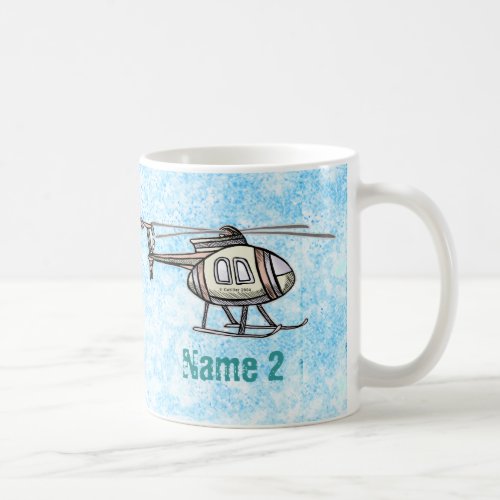 Hectic Helicopter custom name mug