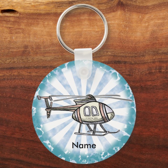 Hectic Helicopter  keychain (Front)
