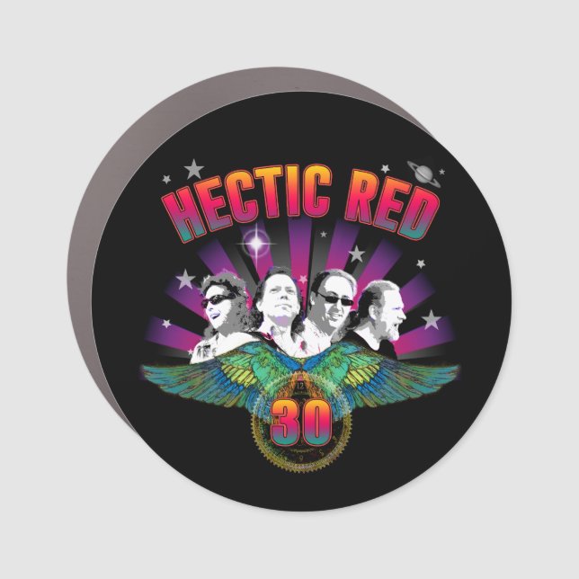 Hectic Red Band 30 Car Magnet (Front)
