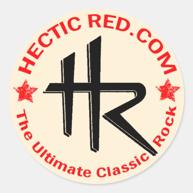 Hectic Red Sticker (Front)