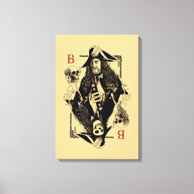 Hector Barbossa - Ruler Of The Seas Canvas Print (Front)