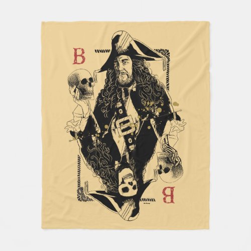 Hector Barbossa _ Ruler Of The Seas Fleece Blanket