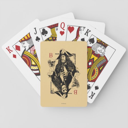Hector Barbossa _ Ruler Of The Seas Playing Cards