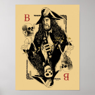 Hector Barbossa - Ruler Of The Seas Poster