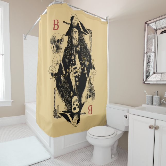 Hector Barbossa - Ruler Of The Seas Shower Curtain (In Situ)