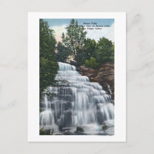 Hector Falls near Seneca Lake View Postcard