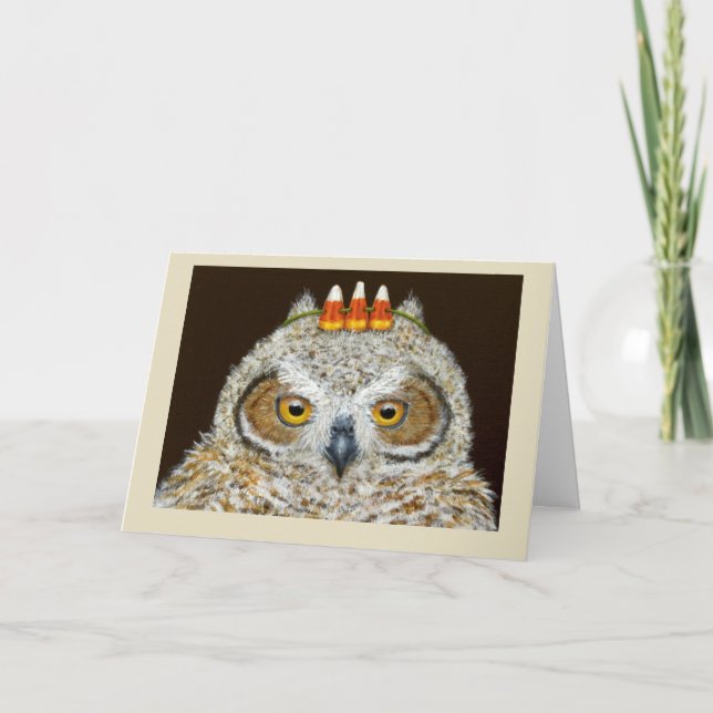 Hector the owlet card (Front)