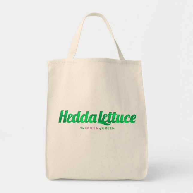 Hedda Lettuce Organic Grocery Tote (Front)