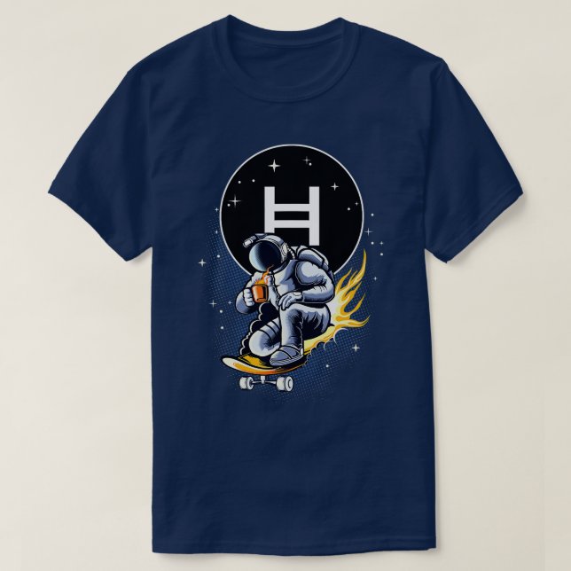 Hedera Hashgraph Crypto Coin HBAR  T-Shirt (Design Front)