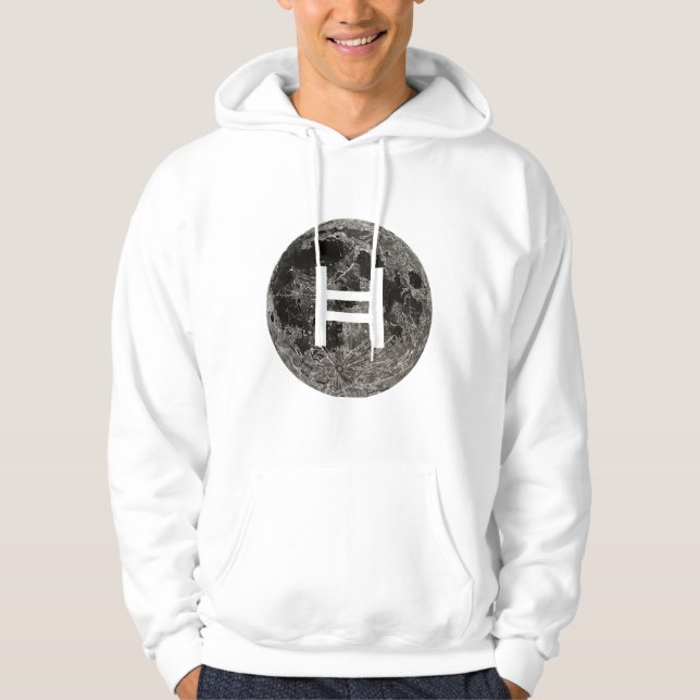 Hedera Hashgraph Moon Hoodie (Front)