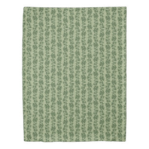 Hedera Ivy Vines - botanical green D_L pattern. Duvet Cover