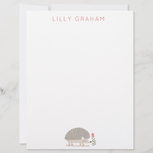 Hedge Hog Letterhead (Front)
