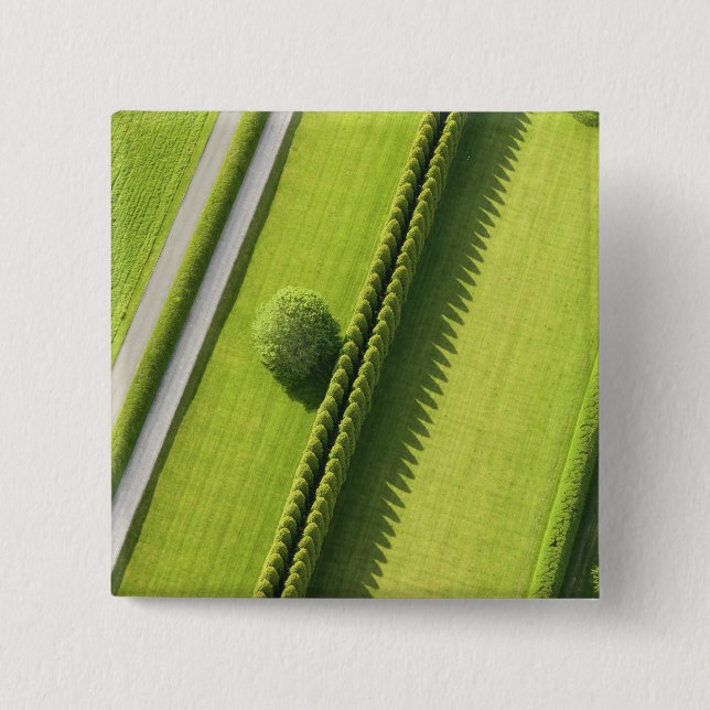 Hedge in The Hamptons Pinback Button (Front)