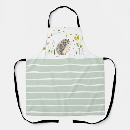 Hedgehog and Bees  Apron