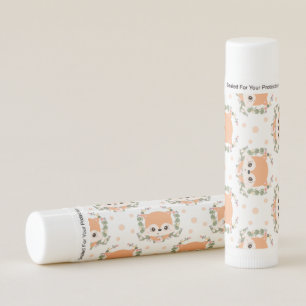 Hedgehog And Flower Tattoo Lip Balm