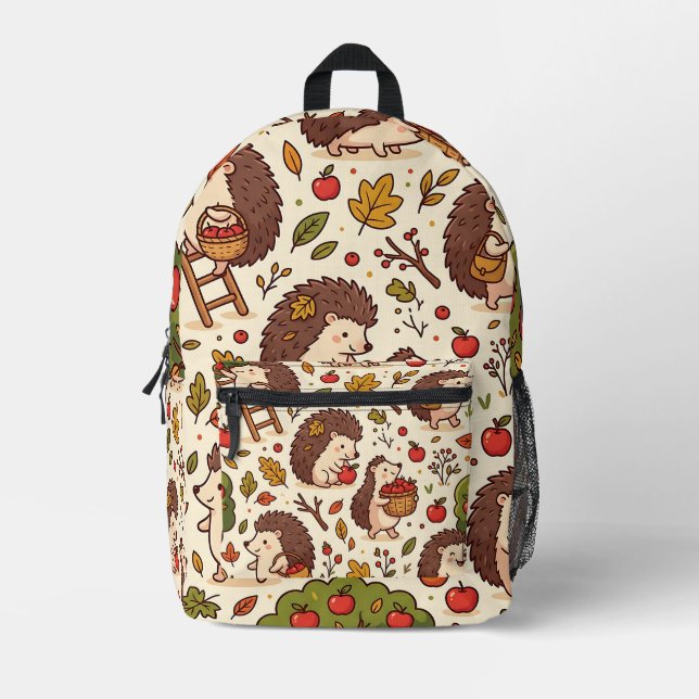 Hedgehog Apple Orchard Backpack (Front)