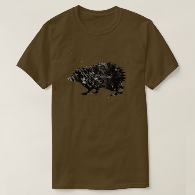 Hedgehog Art T-Shirt (Design Front)