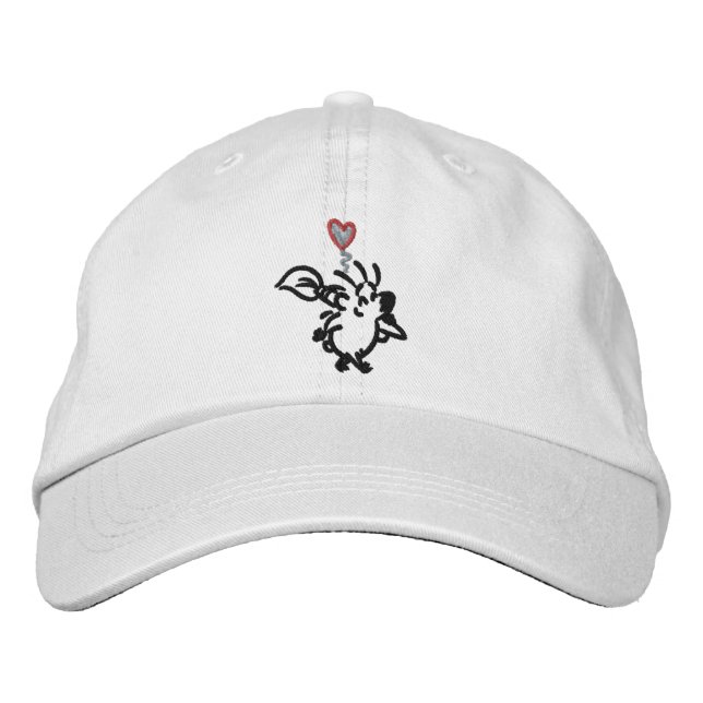 HEDGEHOG ARTIST by Jeff Willis Artist Embroidered Baseball Cap (Front)
