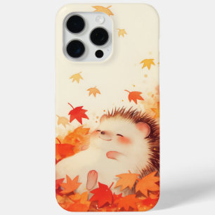 Hedgehog Autumn Nap iPhone 15 Pro Max Case