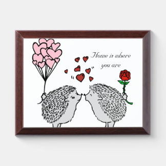 hedgehog Award Plaque