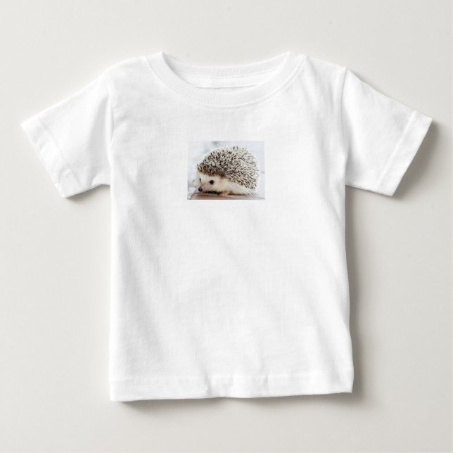 Hedgehog baby T-shirt good quality cotton (Front)