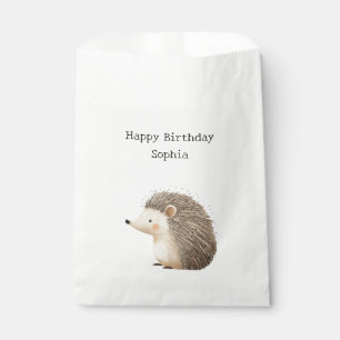 Hedgehog Birthday Favor Bag