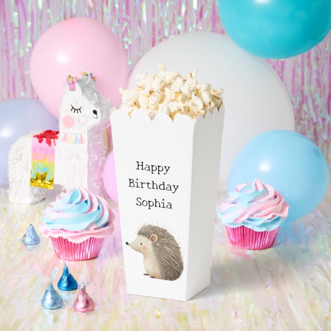 Hedgehog Birthday Favor Boxes (Party)