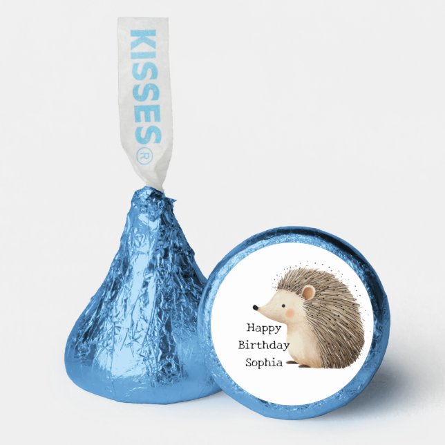 Hedgehog Birthday Hershey®'s Kisses® (Front)