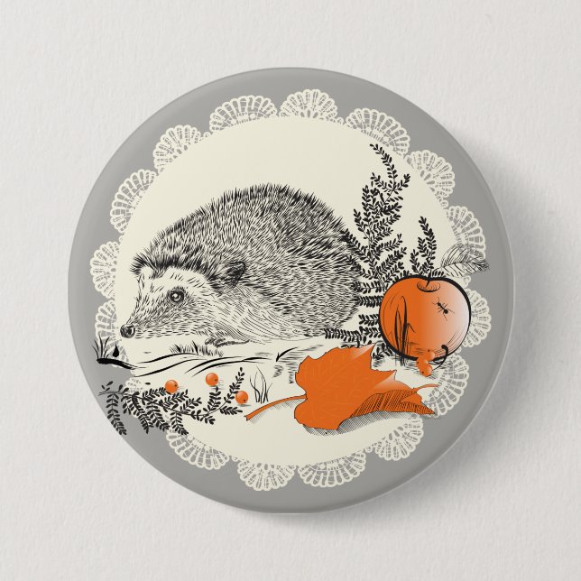 Hedgehog Button (Front)