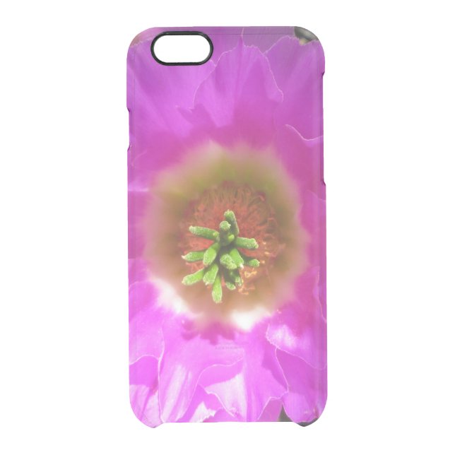Hedgehog Cactus  Flower Uncommon iPhone Case (Back)