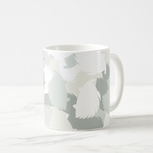 Hedgehog camouflage coffee mug