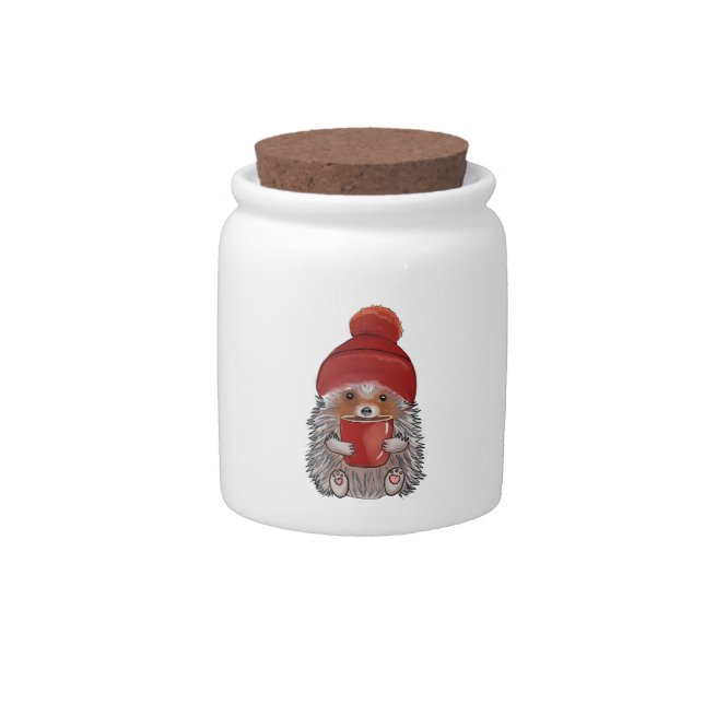 Hedgehog Candy Jar (Front)