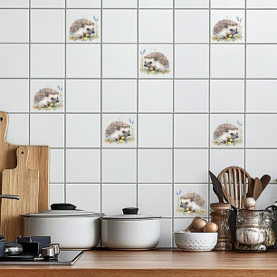 Hedgehog  ceramic tile
