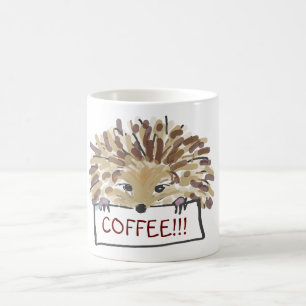 Hedgehog coffee coffee mug
