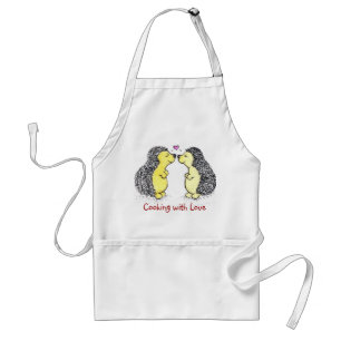 Hedgehog Cooks Adult Apron