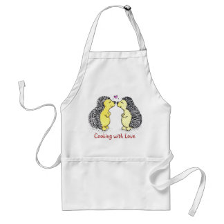 Hedgehog Cooks Adult Apron