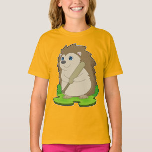 Hedgehog Cricket Cricket bat T-Shirt
