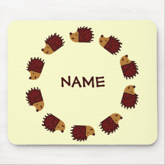 Hedgehog Crossing! Mouse Pad