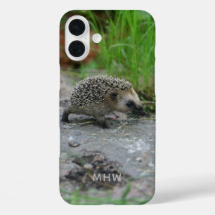 Hedgehog custom monogram phone cases