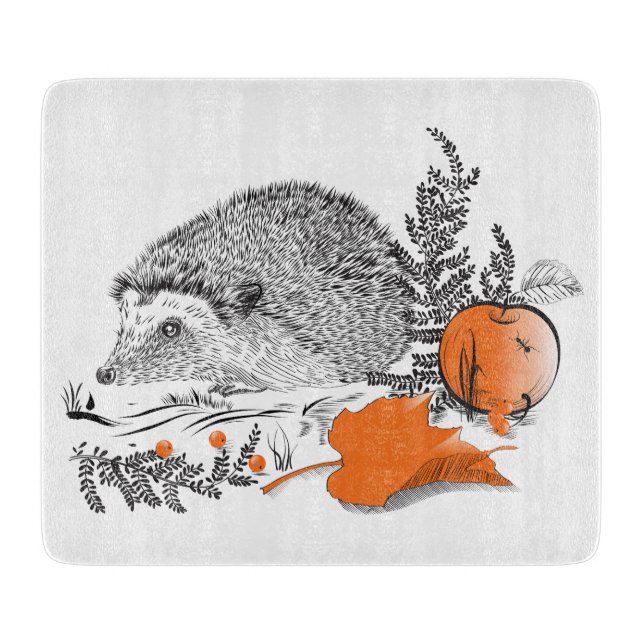Hedgehog Cutting Board (Front)