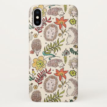Hedgehog Field Phone Cases by CuteLittleTreasures at Zazzle