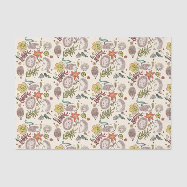 Hedgehog Field Tissue Paper (Front)