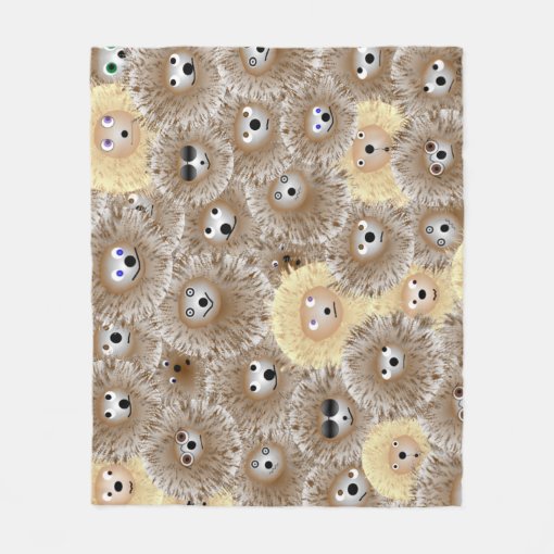 Sofevaim Hedgehog Fleece Blanket – Cute 60x50 Throw For Kids, Birthday Gifts