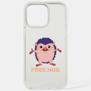 hedgehog free hug iPhone 15 pro max case