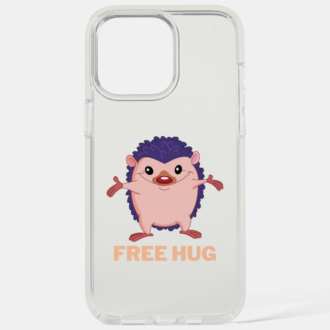 hedgehog free hug speck iPhone case (Front)