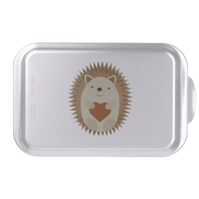 Hedgehog Heart Cake Pan (Front)
