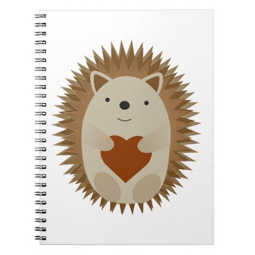 Hedgehog Heart Notebook