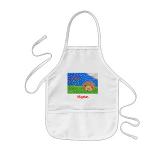 Hedgehog Hearts! Kids' Apron